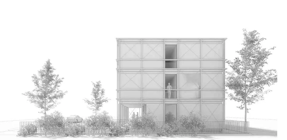 Entwicklungsparzelle mit Bestandsliegenschaft und Projektstudie