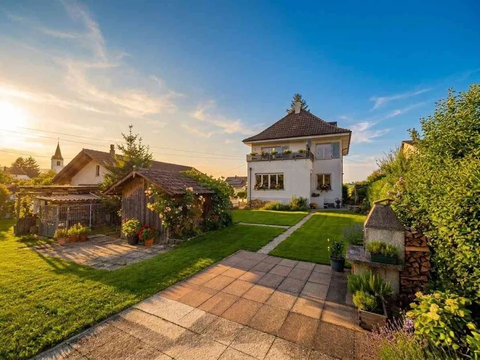 Lebensqualität im Laufental: Einladendes Einfamilienhaus in Wahlen