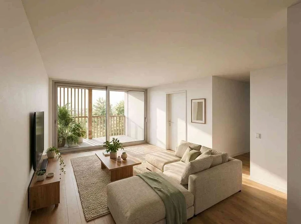 Moderne und nachhaltige 4-Zimmer-Wohnung in Dorfzentrum