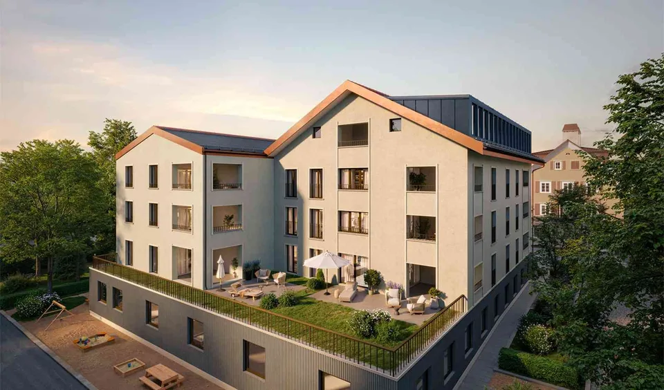 Moderne Neubauwohnung im Zentrum von Malters