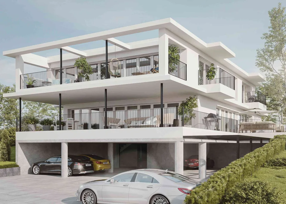 Exklusive 3.5 Attikawohnung(Südwest) mit 42 m² Terrasse–bereits im Bau