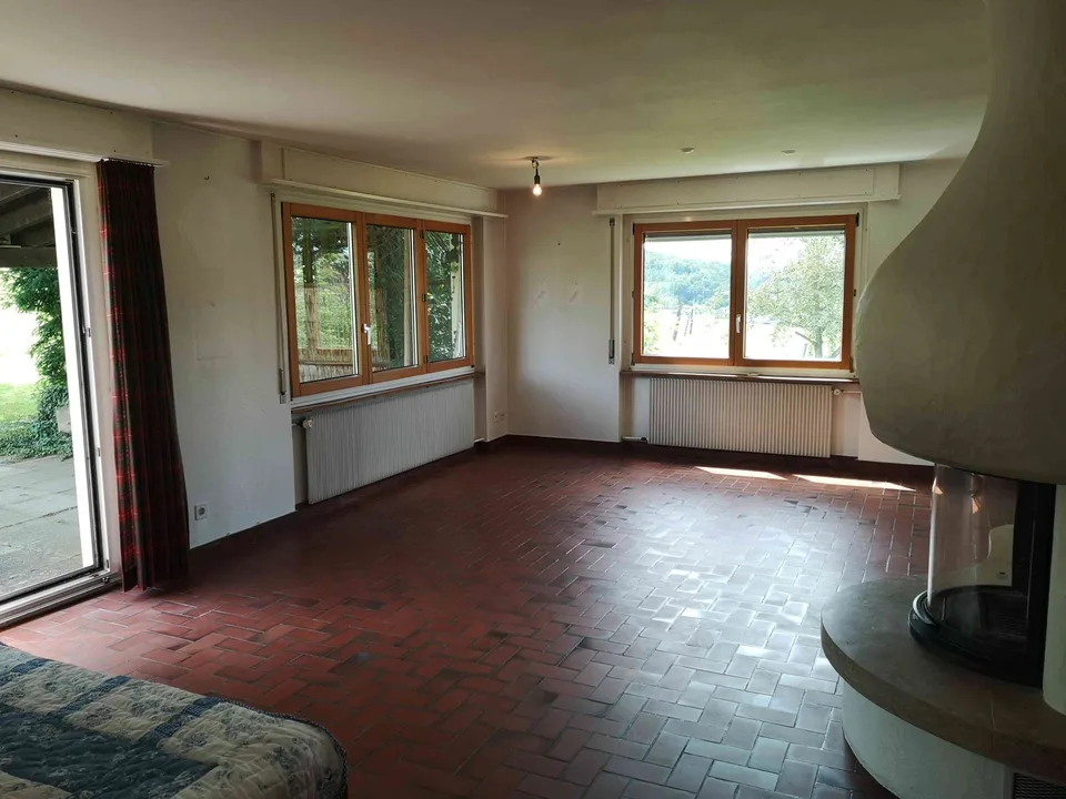 Deux maisons à rénover en partie, grand terrain, vue, libre de suite