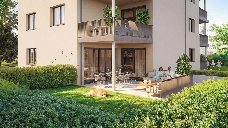 Neubau: 4.5-Zimmer-Maisonette-Gartenwohnung - The Letten
