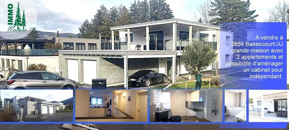 Grande maison de 2 appartements avec la possibilité d'en créer un 3ème