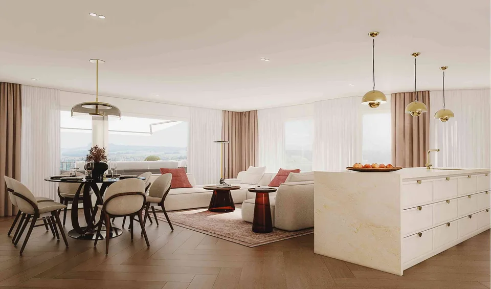 Exklusives Neubauprojekt in Boniswil – 7 Terrassenwohnungen mit Seesic