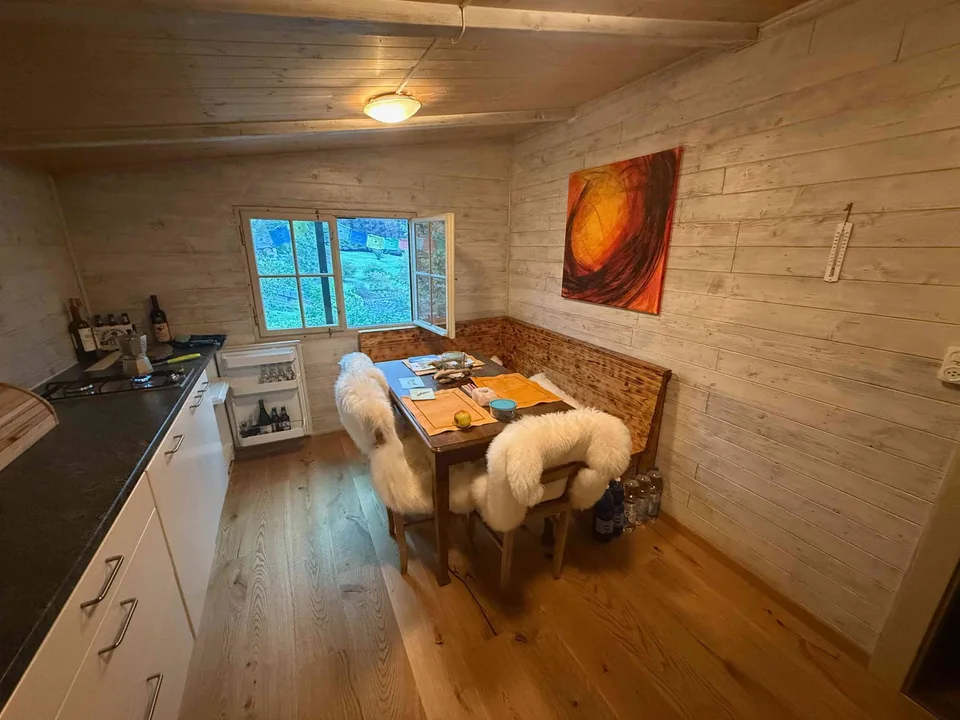 Seltenes Liebhaberobjekt im Bavonatal – Holzchalet mit Wald und Natur