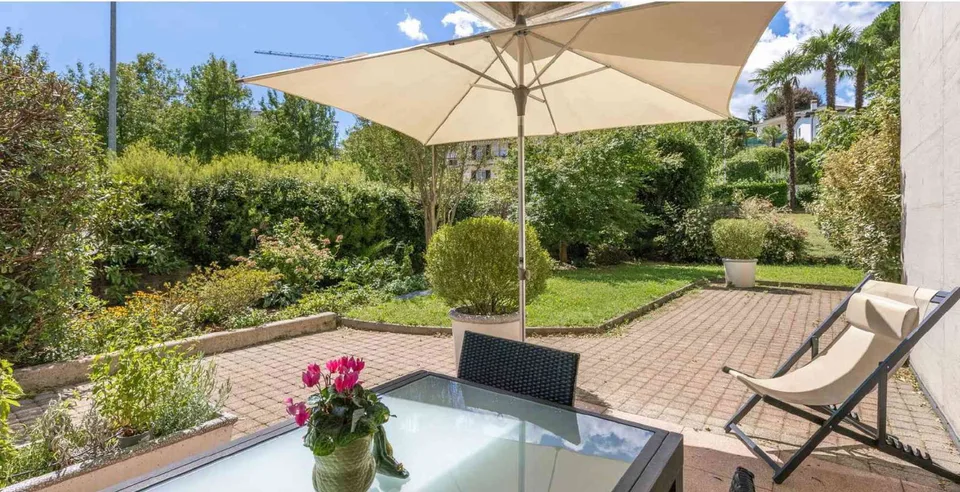 appartsmento 4 locali con giardino a Porza