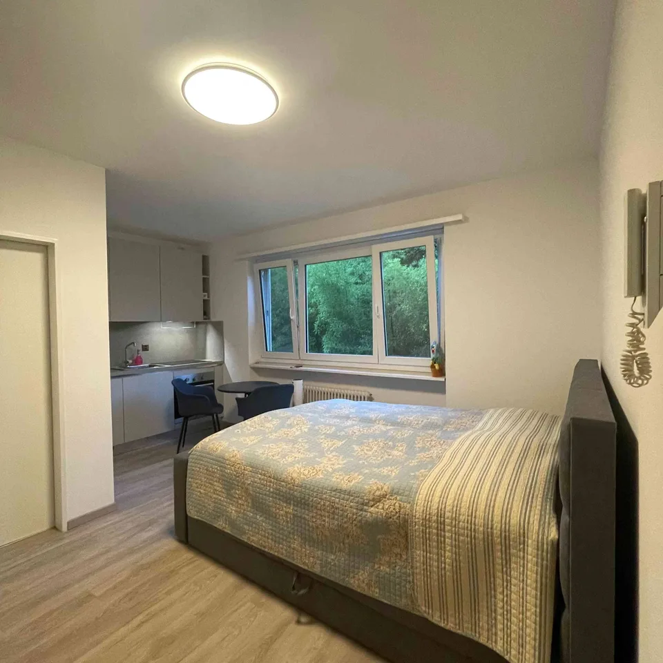 Monolocale rinnovato vicino al lago – luminoso e confortevole