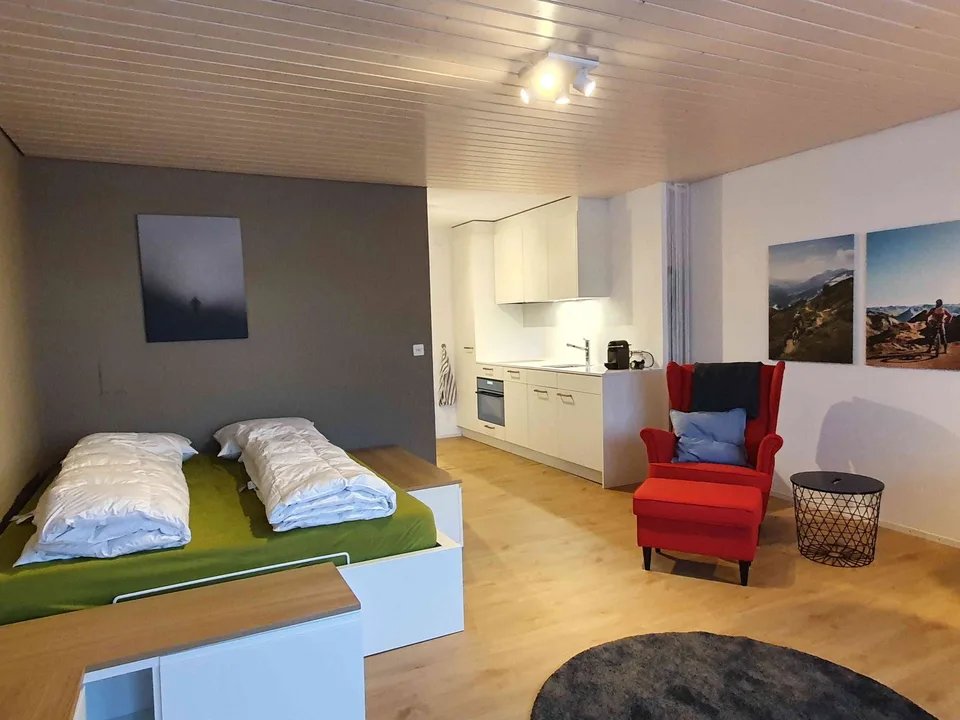 Sonnige 1-Zimmer-Wohnung in bester Zentrumslage auf der Lenzerheide