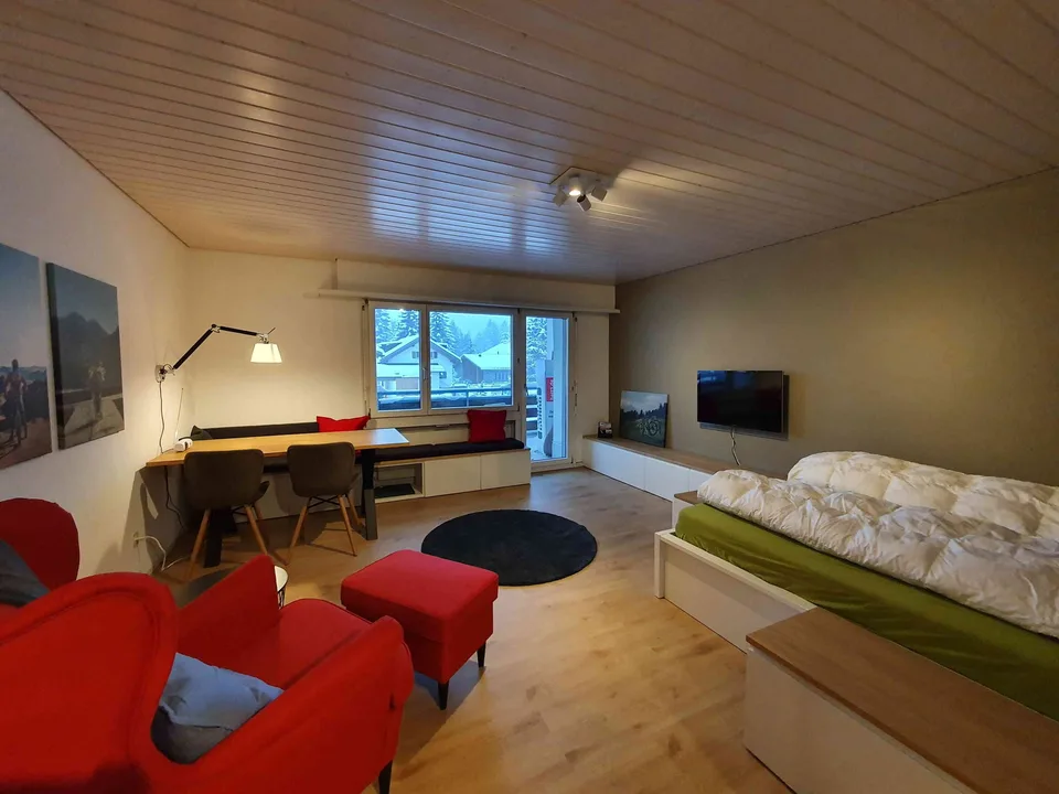 Sonnige 1-Zimmer-Wohnung in bester Zentrumslage auf der Lenzerheide