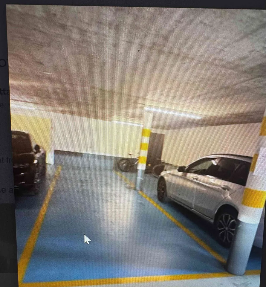 Double parking in underground garage