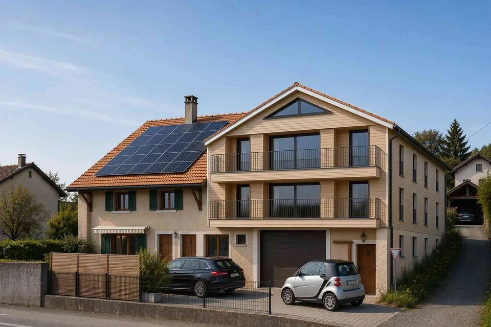 Maison de caractère à vendre – 7 logements - 2 bureaux - Mont-la-Ville