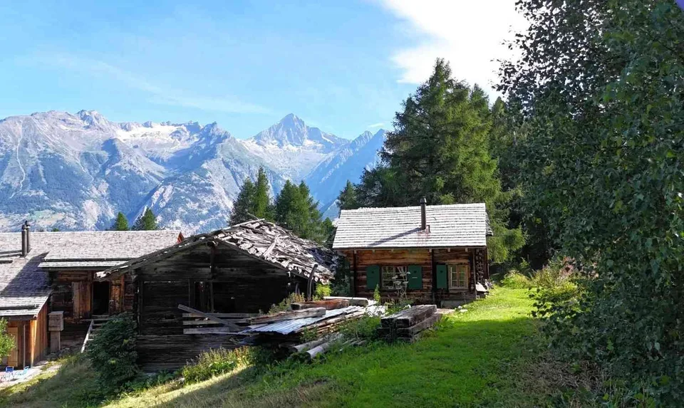 Behagliches Maiensäss bei der Brandalp in Unterbäch