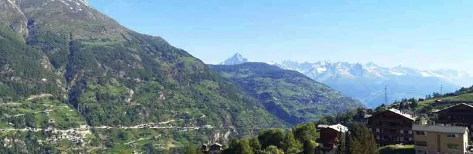 4.5-Zi-Whg mit traumhafter Aussicht im sonnigen Bergdorf Grächen