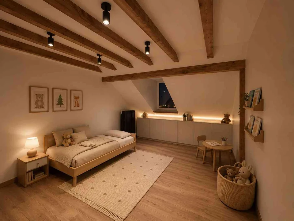 Magnifique 3.5 pièces rénové avec loft sous toiture