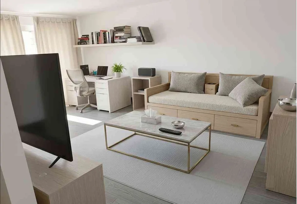 Studio 33.5 m2 avec grand balcon sud (11 m2) - Clarens