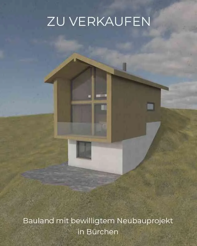 Bauprojekt und Parzelle oder Bauland