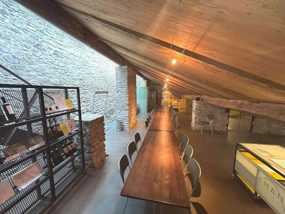 Galerie im alten Teil von Visp