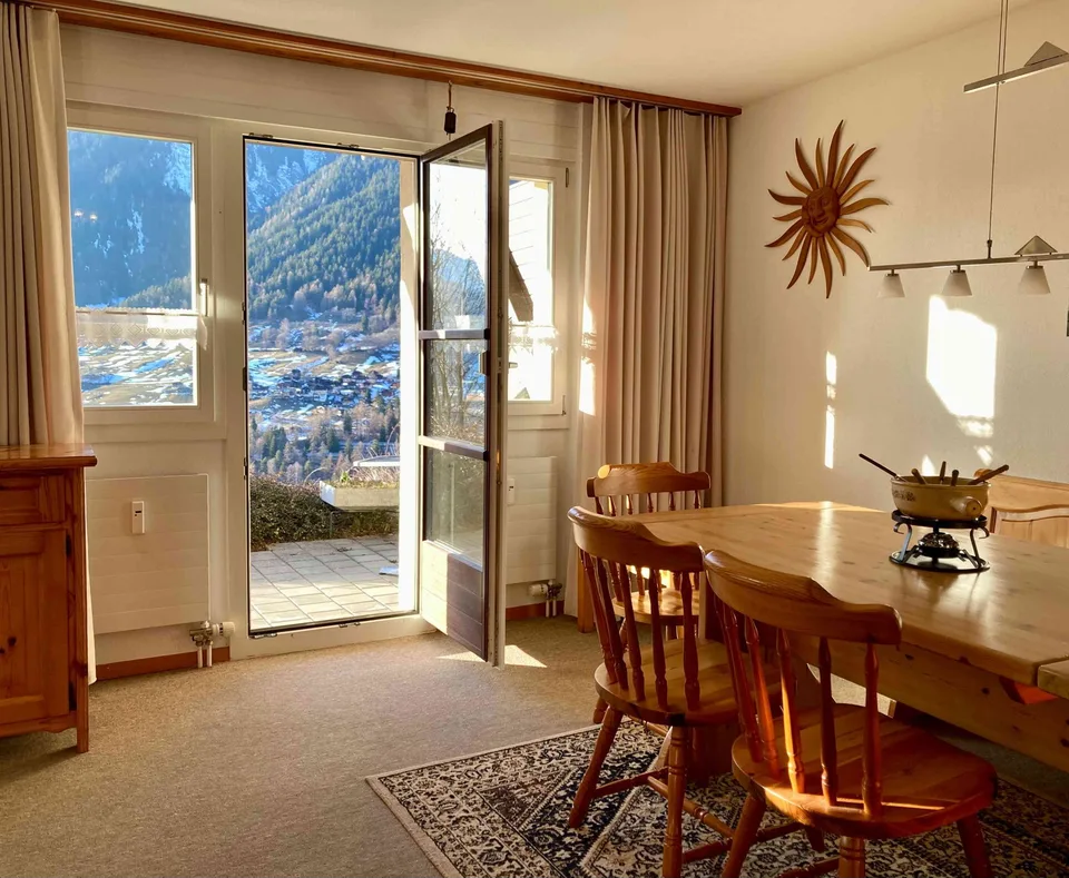 Sonnige 3.5-Terrassen-Wohnung mit grandioser Aussicht