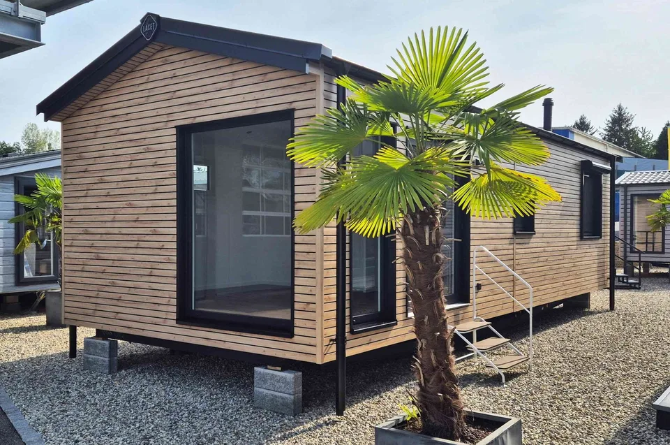 Nouveau Mobil-Chalet LACET Matterhorn sur parcelle à Forel-Lavaux