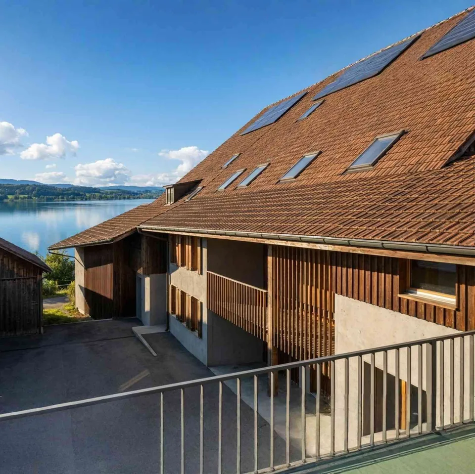 Appartement neuf 5.5 pièces avec terrasse et jardin – Le Pont" – Foto 2 von 2