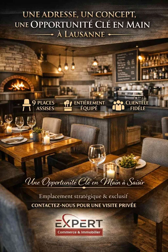 A vendre petite pizzeria à Lausanne