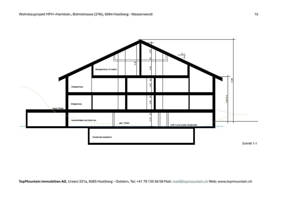 3.5 - Zimmerdachgeschosswohnung mit Galerie