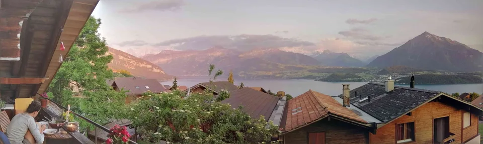 Loftwohnung mit Garten, Berg - und Seeblick in Aeschlen zu verkaufen