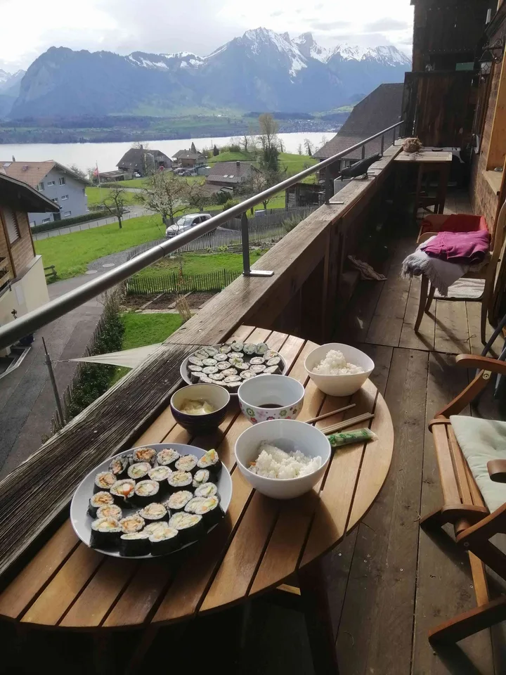 Loftwohnung mit Garten, Berg - und Seeblick in Aeschlen zu verkaufen
