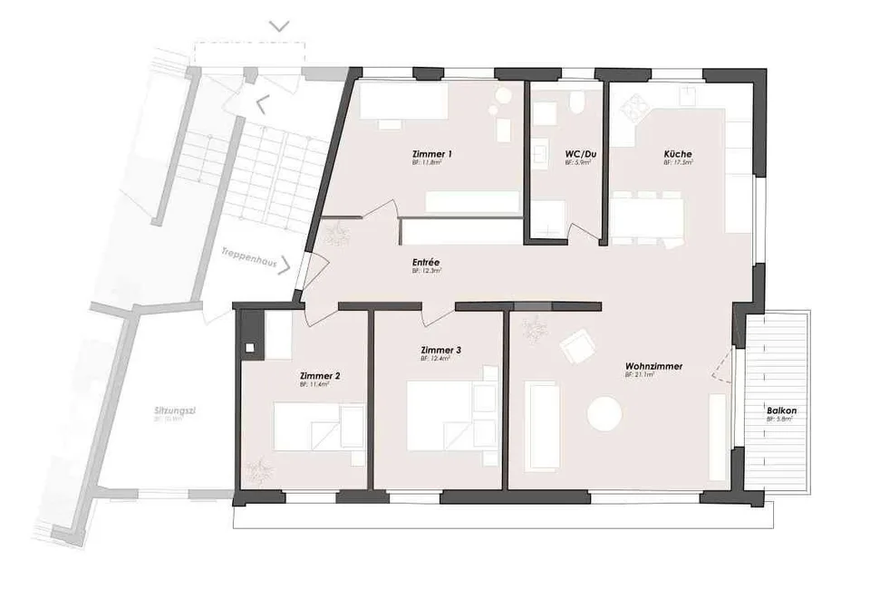 4.5-Zimmerwohnung