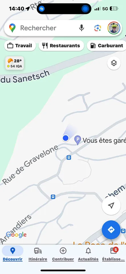 Place de parc a Gravelone dans le plus beau garage de Ville de Sion
