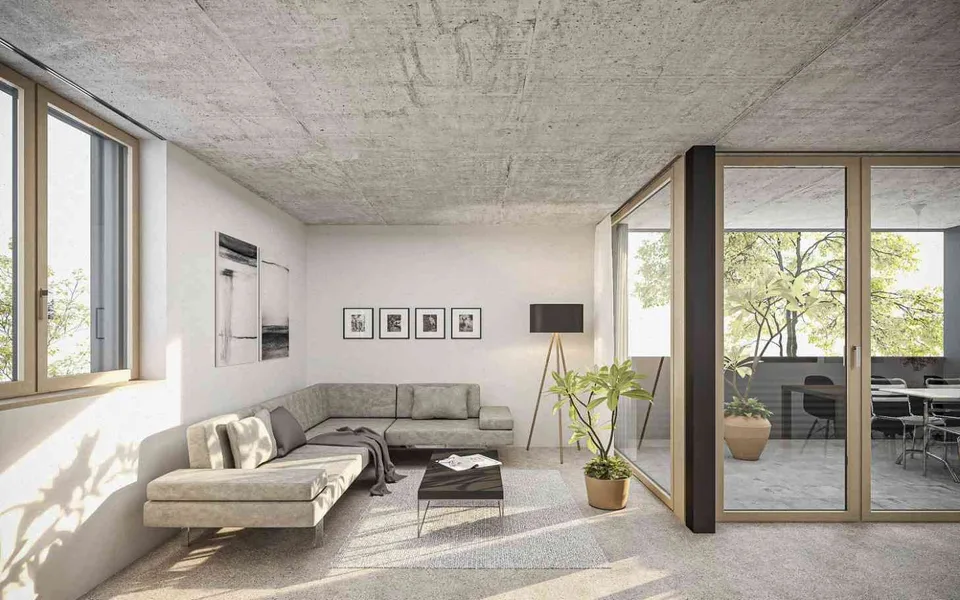 Erstbezug! LETZTE Neubauwohnung im Dorfzentrum mit Loggia