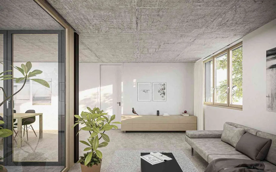Erstbezug! LETZTE Neubauwohnung im Dorfzentrum mit Loggia