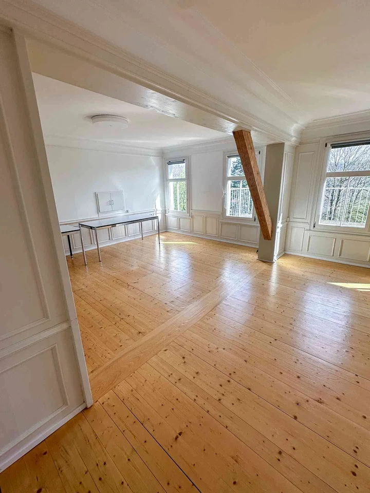 Full-Service-Büro, neben HSG, 3–5 Arbeitsplätze, Villa mit Garten