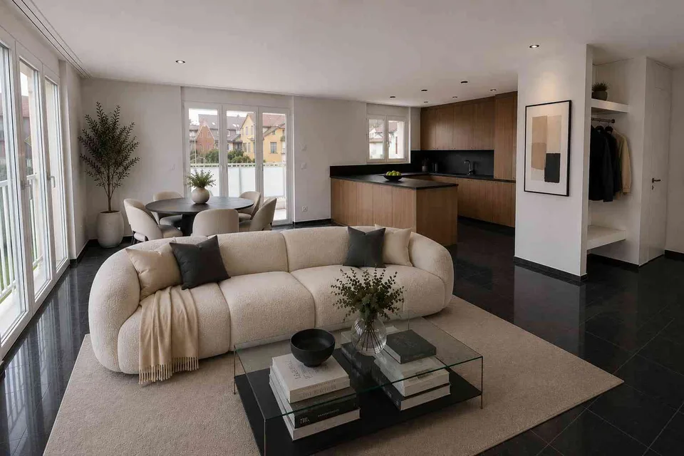 Luxuriöse 3.5-Zi, 2 Bäder, Balkon, Lift, im steuergünstigen Zuzwil
