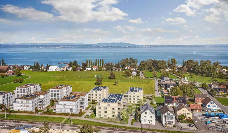 Gartenwohnung mit grosszügigem Aussenbereich und Seesicht