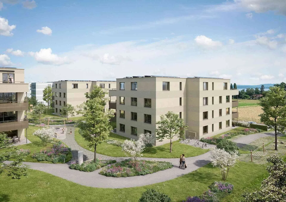Gartenwohnung mit grosszügigem Aussenbereich und Seesicht