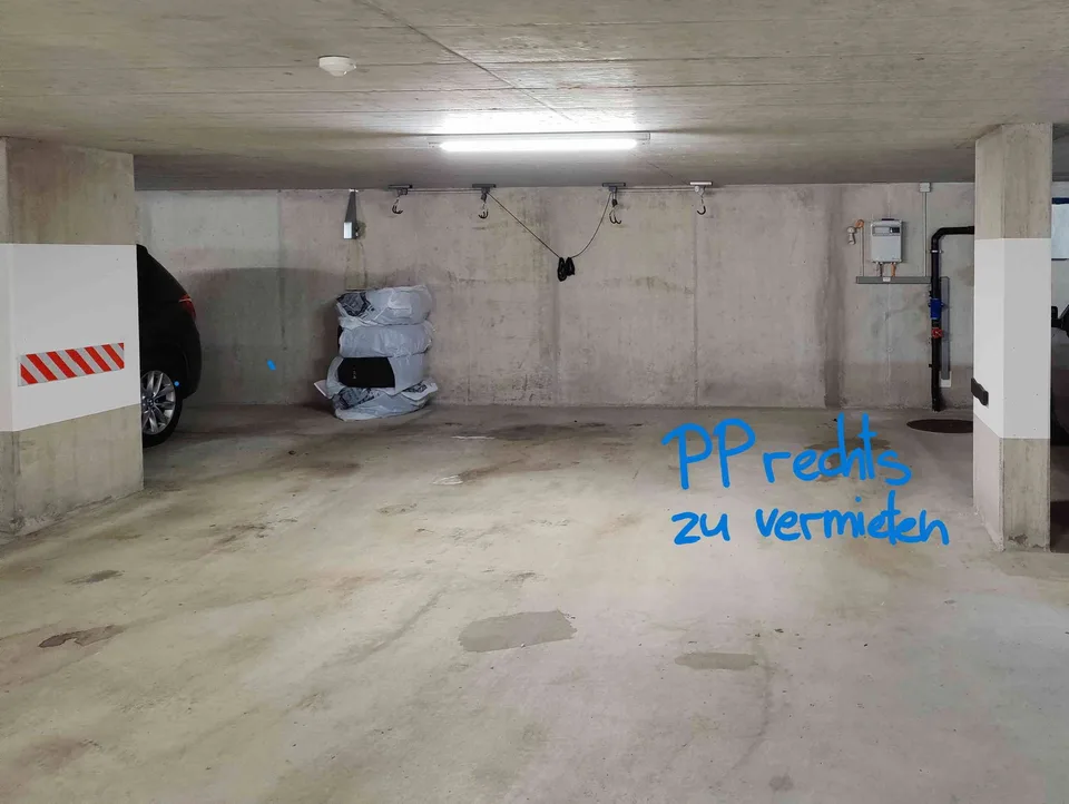 Tiefgaragenplatz zu vermieten (Nr. 8 rechts)
