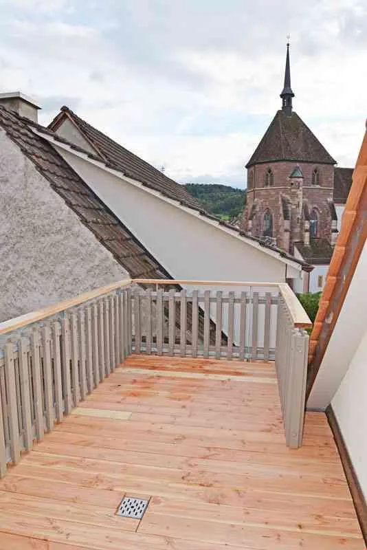 Attika-Wohnung mit Terrasse über den Dächern von Bad Zurzach