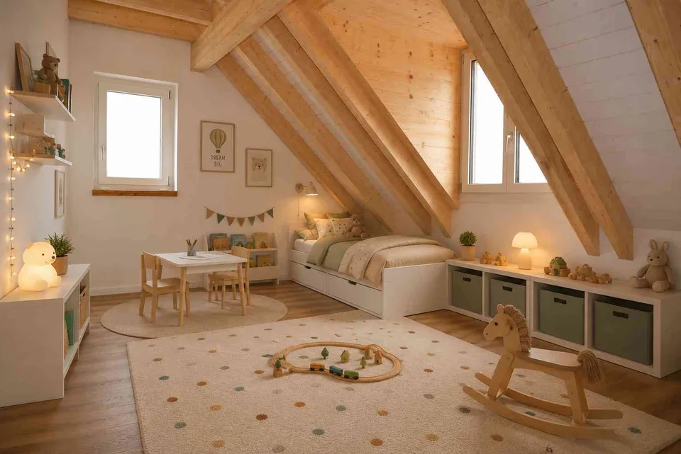 Attika-Wohnung mit Terrasse über den Dächern von Bad Zurzach