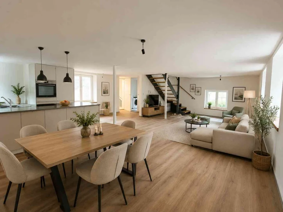 Attika-Wohnung mit Terrasse über den Dächern von Bad Zurzach
