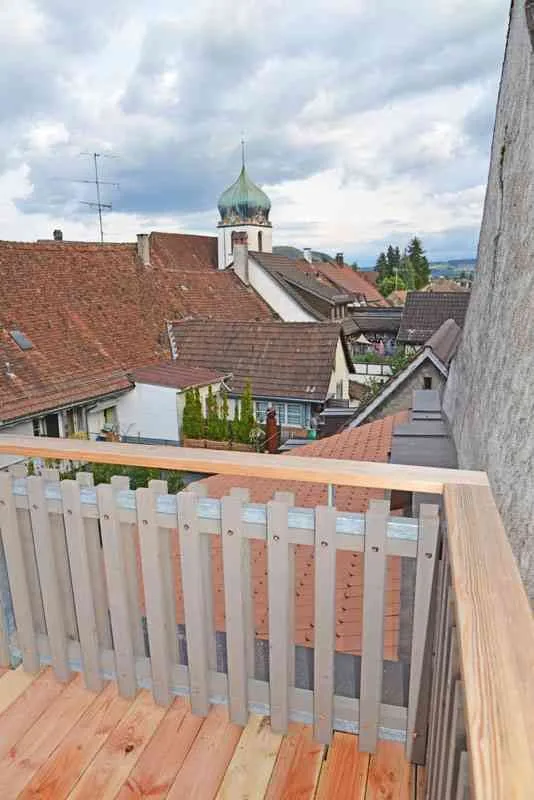 Attika-Wohnung mit Terrasse über den Dächern von Bad Zurzach