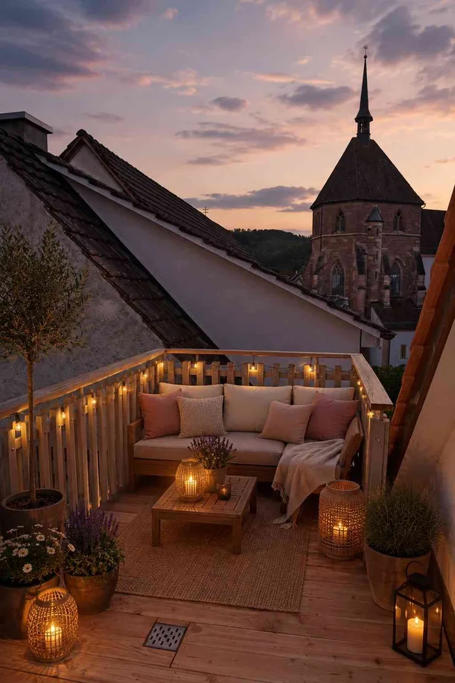Attika-Wohnung mit Terrasse über den Dächern von Bad Zurzach