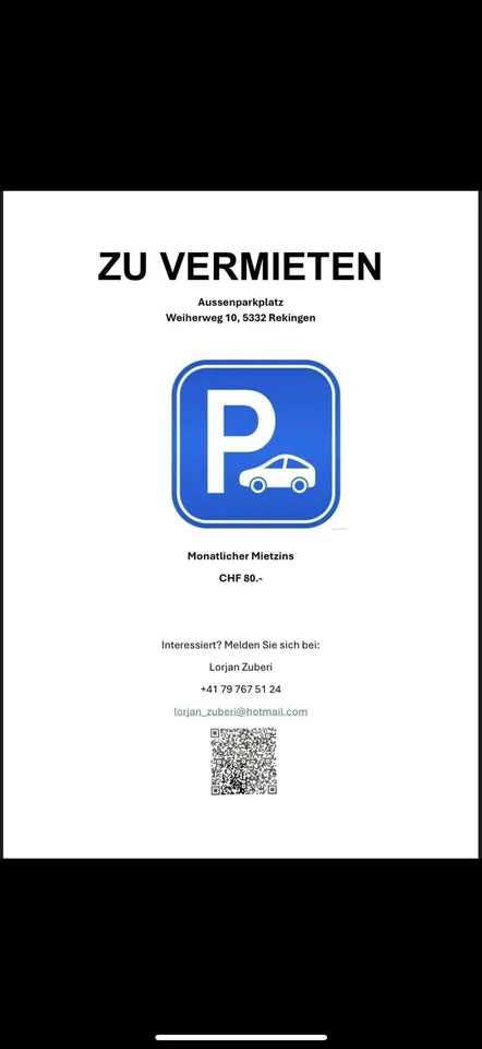 Aussenparkplatz