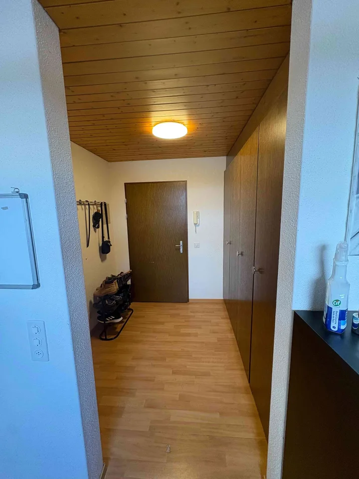 Gemütliche Dachwohnung mit Balkon in ruhigem Quartier