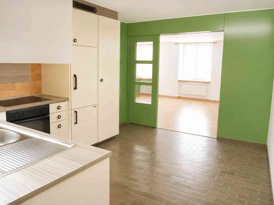 Gemütliche 3.5-Zi-Wohnung in der Altstadt mit Balkon ins Grüne
