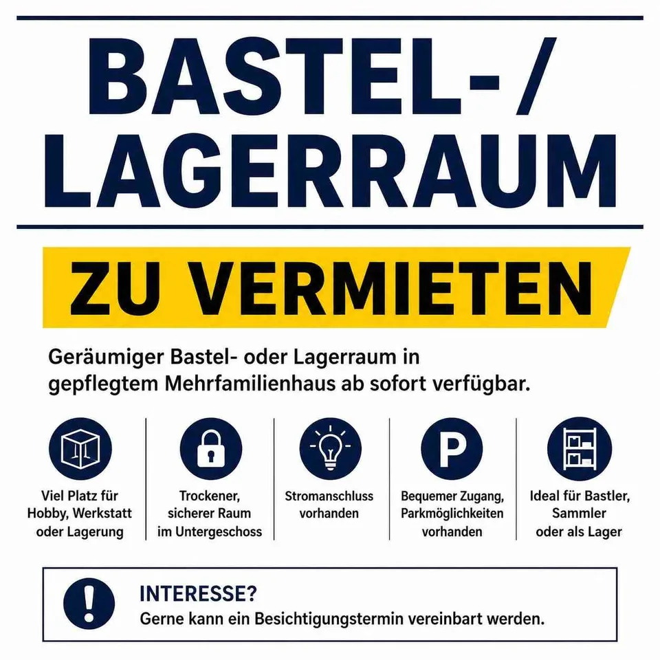 Lager/Bastelraum