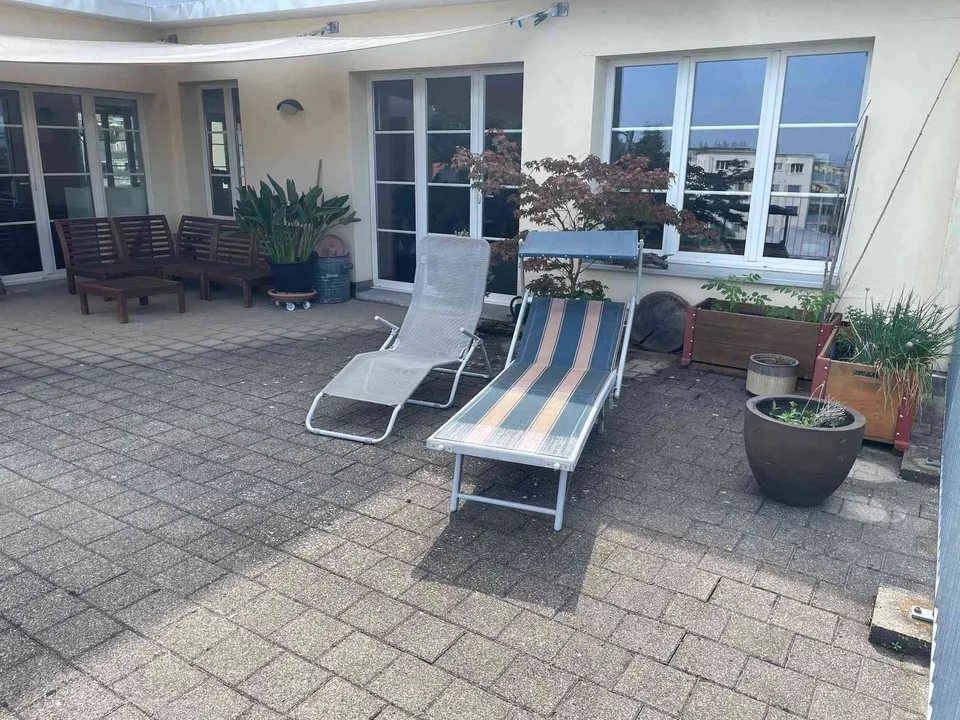 Loftwohnung 125 m2, 50m2 Terasse