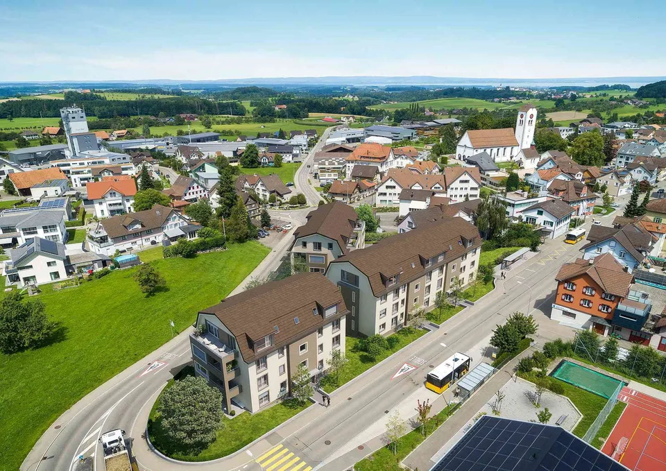 Neubau - Moderne Wohnungen im Dorfkern von Waldkirch