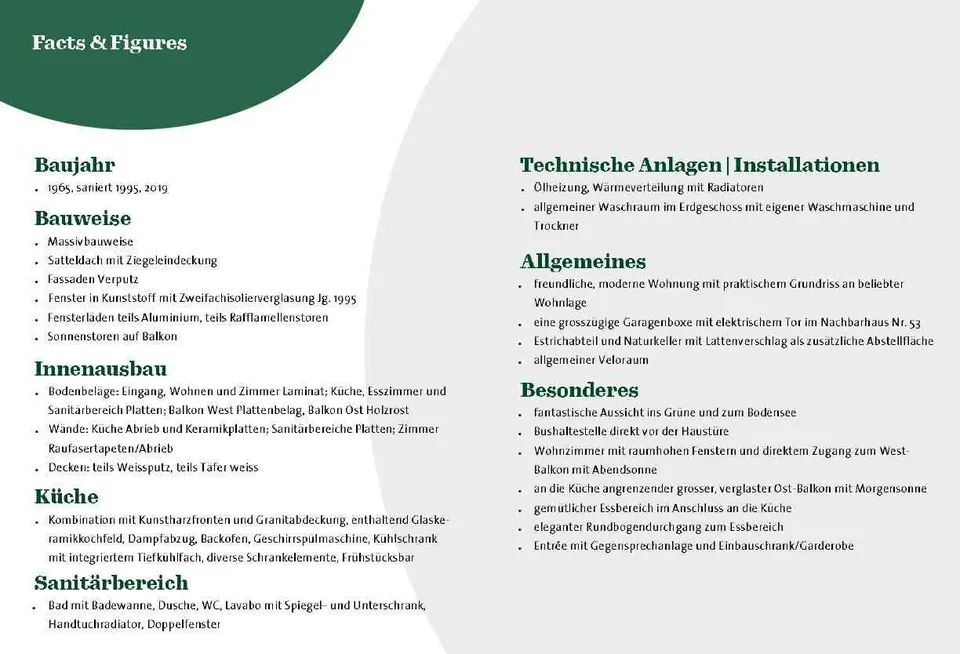 3.5-Zimmer Wohnung mit Wintergarten & 2 Balkonen – ruhige Lage + Garag